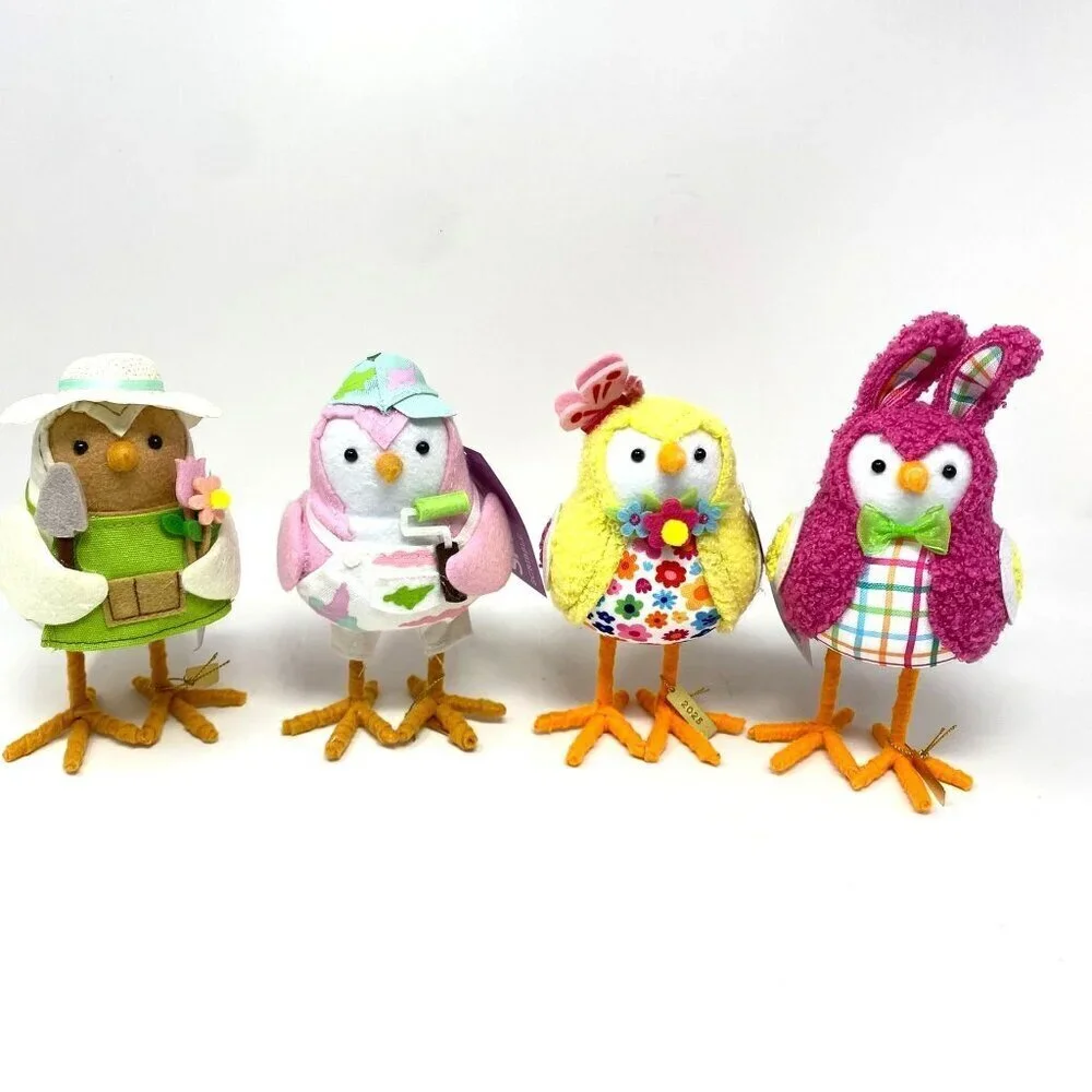 Target Featherly Friends Figurine Easter Springtime Assortment Decor Mantel